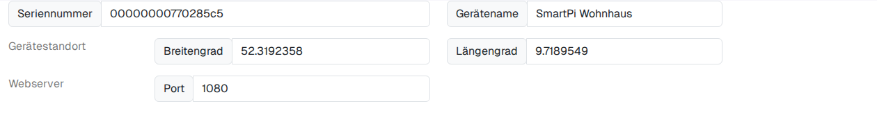 Grundeinstellungen